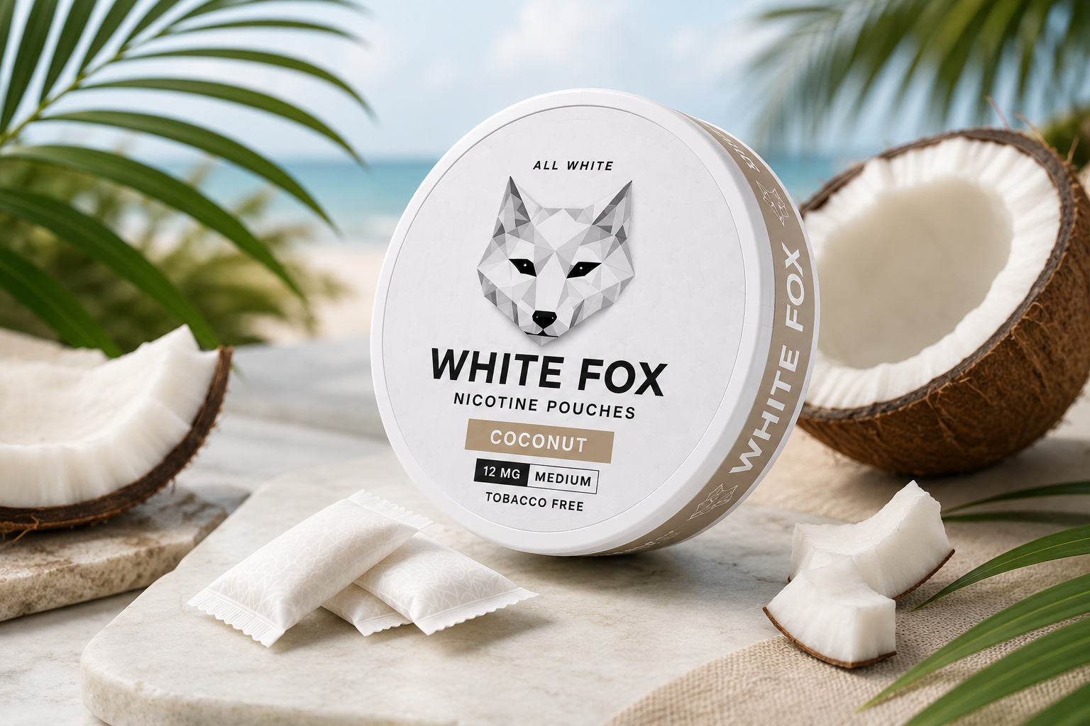 White Fox Nicotine Pouches Coconut Flavour: The Non-Mint Option